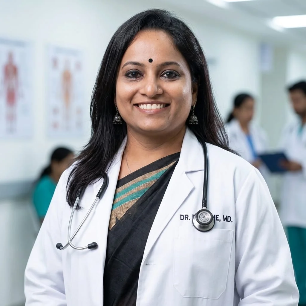 Dr. Seetha Lekshmi, Co-Founder and Chief Physician of SRV Ayurveda